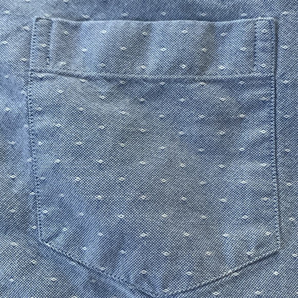 Brooklyn Tailors Blue and White Button-Down Shirt, Slim Medium - Picture 10 of 10